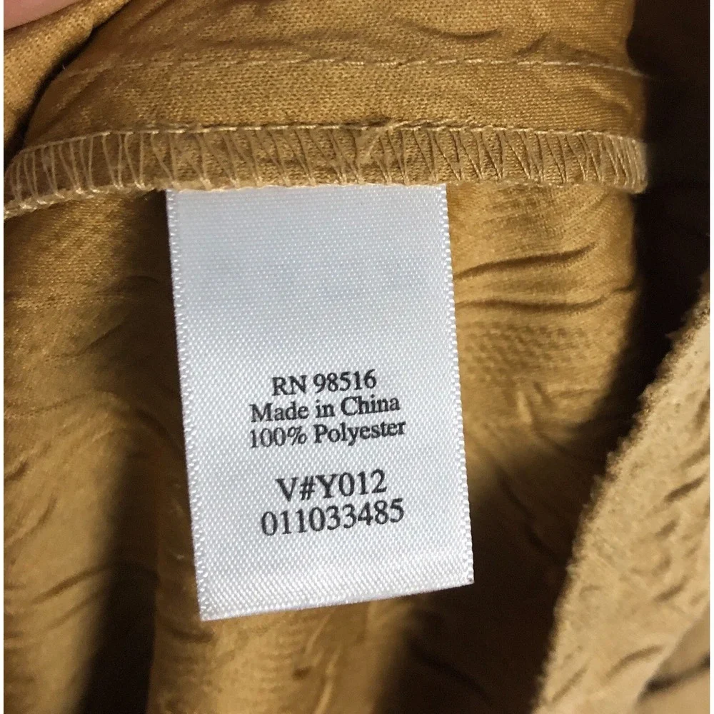 Coldwater‎ Creek  Nice Tan Light Jacket size PS 3/4 Sleeve